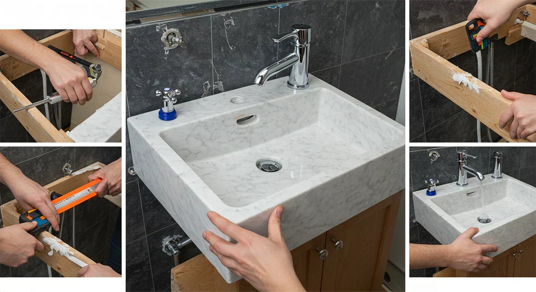 how-to-install-a-marble-bathroom-sink-step-by-step